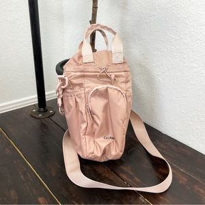Calpak Blush Pink Nylon Crossbody Tote